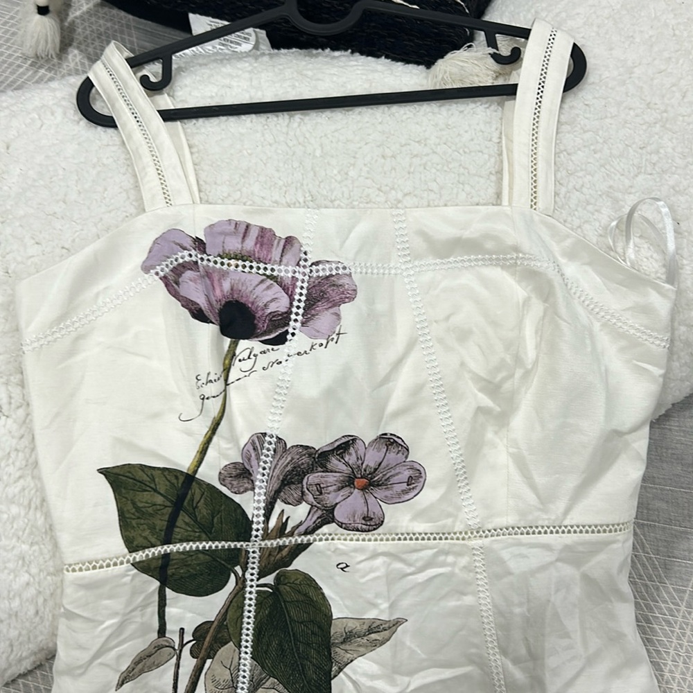 Ted Baker London Off-White Floral Dress